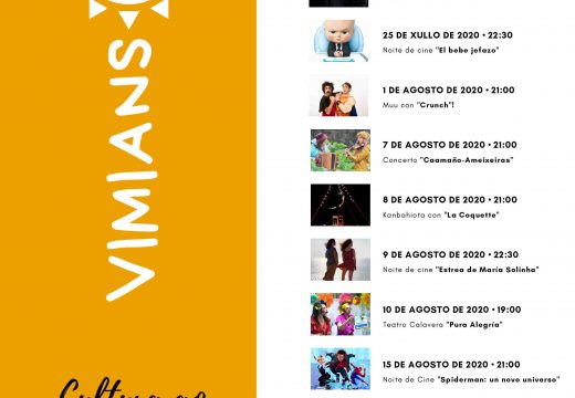 O Concello de Vimianzo presenta a programación cultural de verán coa denominación de Vimiansol